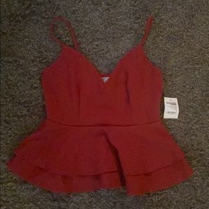 *Reduced* Charlotte Russe Peplum Top Sz S NWT
